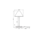 LEDVANCE DECOR PULP TABLE  DIM E14 WT       LEDV