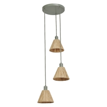 LEDVANCE DECOR RAFFIA PENDANT PLATE 3XE27GN LEDV
