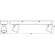 LEDVANCE DECOR SP NEPTUNE 508MM 20W SEL WT  LEDV