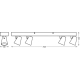 LEDVANCE DECOR SP NEPTUNE 708MM 27W SEL WT  LEDV