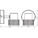 LEDVANCE DECOR SPOT CORK 1X3.4W 927 GU10 WT LEDV