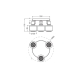 LEDVANCE DECOR SPOT FIREFLY PL 3X2.8W E14 BKLEDV