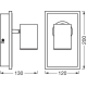 LEDVANCE DECOR SPOT MARS 120MM 16.5W SEL BK LEDV