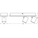 LEDVANCE DECOR SPOT MARS 408MM 29W SEL BK   LEDV