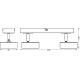 LEDVANCE DECOR SPOT PLUTO 298MM 9.6W 830 BK LEDV