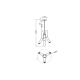 LEDVANCE DECOR STRAW PENDANT 3XE27          LEDV