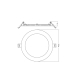 LEDVANCE DL SLIM ALU DA D150 V 13W MS 840 WTLEDV
