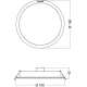 LEDVANCE downlight 18W 1800lm/830 IP44 25Y ;prům.190mm bílá˙