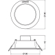 LEDVANCE downlight 4W 400lm/830 IP44 25Y ;prům.90mm bílá˙