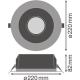 LEDVANCE downlight PFM 21W 2520lm/840/65° IP54/IP20 70Y ;bílá ZBVR˙