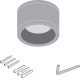 LEDVANCE downlight PFM.SURF 15W 1650lm/840/60° IP65 100Y ; černá˙