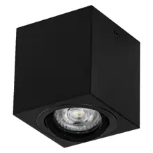 LEDVANCE downlight pro žárovku SPOT.SURFACE.SQUARE GU10 IP20 ; černá