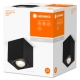 LEDVANCE downlight pro žárovku SPOT.SURFACE.SQUARE GU10 IP20 ; černá