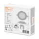 LEDVANCE downlight SLIM 6W 430lm/840 IP20 30Y ;prům.118mm bílá˙