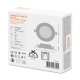 LEDVANCE downlight SLIM 6W 430lm/840 IP20 30Y ;prům.118mm bílá˙