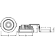 LEDVANCE downlight SPOT.FIX 8W 670lm/840/36° IP44 Dim 50Y ;pr.81mm str˙