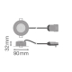 LEDVANCE downlight SPOT FIX E 5W MC827 DIM IP65 LEDV; bílá