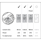 LEDVANCE downlight SPOT.FP 8W 640lm/927/36° IP65/IP20 50Y ; černá˙