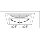 LEDVANCE downlight SPOT.SQ.DK 8W 650lm/830K/36° IP20 50Y ;90x90mm cern˙