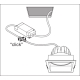 LEDVANCE downlight SPOT.SQ.DK 8W 650lm/830K/36° IP20 50Y ;90x90mm cern˙