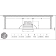 LEDVANCE downlight SPOT.SQ.DK 8W 650lm/830K/36° IP20 50Y ;90x90mm cern˙