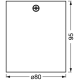 LEDVANCE downlight SPOT.SURFACE.ROUND GU10 IP20 ; bílá˙