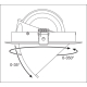 LEDVANCE downlight SPOT.VARIO 35W 3350lm/830/24° IP20 50Y ;pr.180mm bi˙