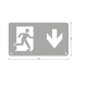 LEDVANCE EM EXIT PICTO DOWN                 LEDV