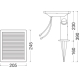 LEDVANCE ENDURA HYBRID SOLAR PANEL BK