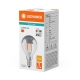LEDVANCE filam.lustre PFM P45 4W/31W E27 2700K 380lm 15Y ; stříbrný vrchlík