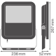 LEDVANCE FL 100 P 69W 10KLM 865 PS SY100 WT