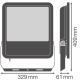 LEDVANCE FL 250 P 167W 25KLM 840 PS SY100 BK