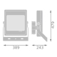 LEDVANCE FL H M LUM V 300W 757 ASYM 110X30  LEDV