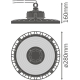 LEDVANCE highbay HIGHB.PFM 93W 13000lm/840/70° IP65 80Y ;˙