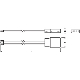 LEDVANCE konektor.napájecí pro.LED.pásky s 50cm vodiči LS AY SUP-CP/P3/500/P