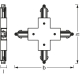 LEDVANCE křížový konektor k TRACKLIGHT RAIL ; černá