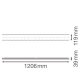 LEDVANCE LB FLEX 1500 BALL PROOF COVER      LEDV