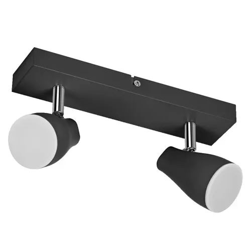 LEDVANCE LED bodové svítidlo PEAR 2x4.3W GU10 420lm/827/36° 30Y IP20 ; černá