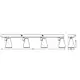 LEDVANCE LED bodové svítidlo PEAR 4x4.3W GU10 840lm/827/36° 30Y IP20 ; černá