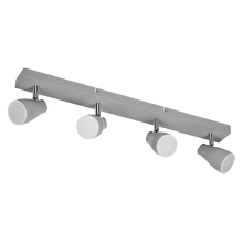 LEDVANCE LED bodové svítidlo PEAR 4x4.3W GU10 840lm/827/36° 30Y IP20 ; šedá