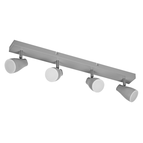 LEDVANCE LED bodové svítidlo PEAR 4x4.3W GU10 840lm/827/36° 30Y IP20 ; šedá