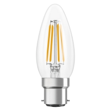 LEDVANCE LED CLB40 3.4W 827  FILCL B22D P   LEDV