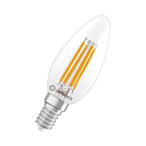 LEDVANCE LED CLB40 DIM 3.4W 827 FILCL E14 P LEDV