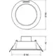 LEDVANCE LED downlight 4W 400lm/865 IP44 25Y ;prům.90mm bílá