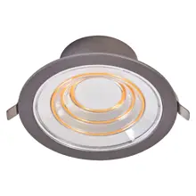LEDVANCE LED downlight Decor FilamentRipple 9W 800lm/827 IP20 ; šedá