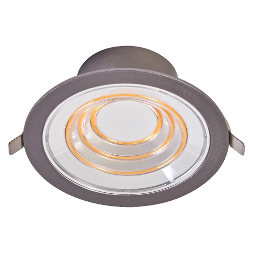 LEDVANCE  LED downlight Decor FilamentRipple 9W 800lm/827 IP20 ; šedá