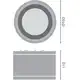 LEDVANCE LED downlight PFM.SURF 30W 3300lm/840/36° IP65 100Y ; bílá