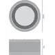 LEDVANCE LED downlight PFM.SURF 45W 4950lm/840/36° IP65 100Y ; bílá