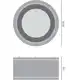 LEDVANCE LED downlight PFM.SURF 45W 4950lm/840/60° IP65 100Y ; bílá