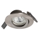 LEDVANCE LED downlight SP.SET.ADJ 4.3W 350lm/827 IP20 15Y ;nikl prům.89mm